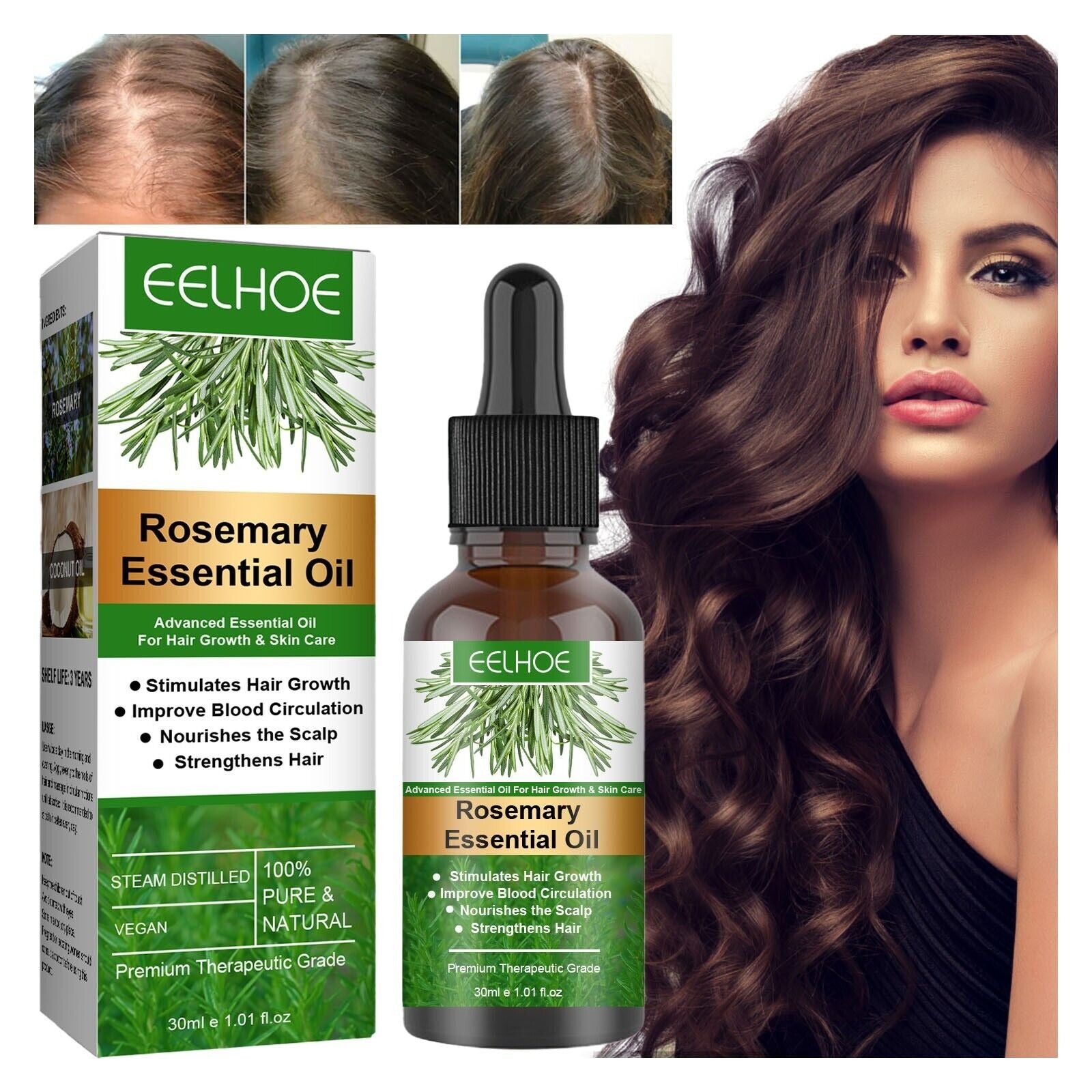 Eelhoe Rosemary Essential Oil -30ml