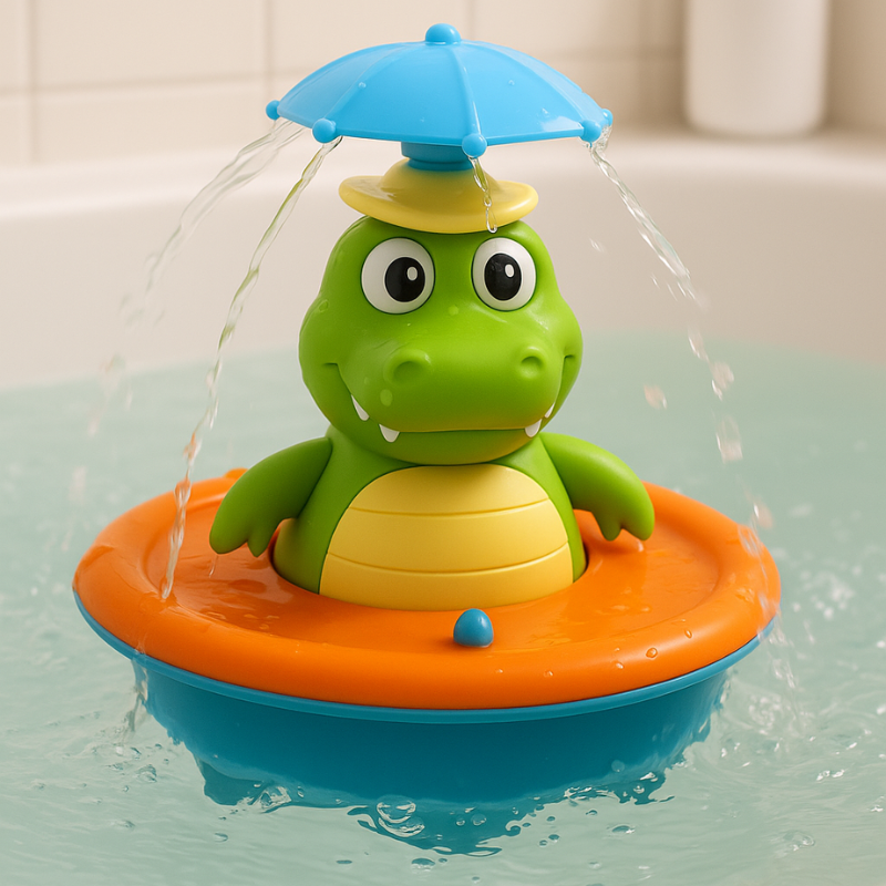 BATH TOY FOR KIDS GIGGLIGATOR