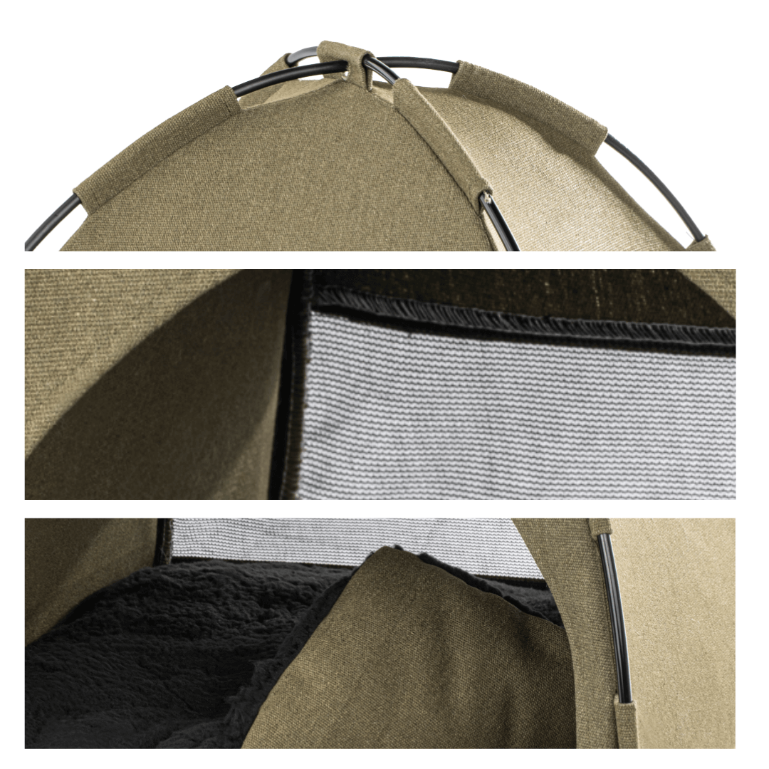 😺 THE COZY CAMPER – CAT TENT BED ⛺💤