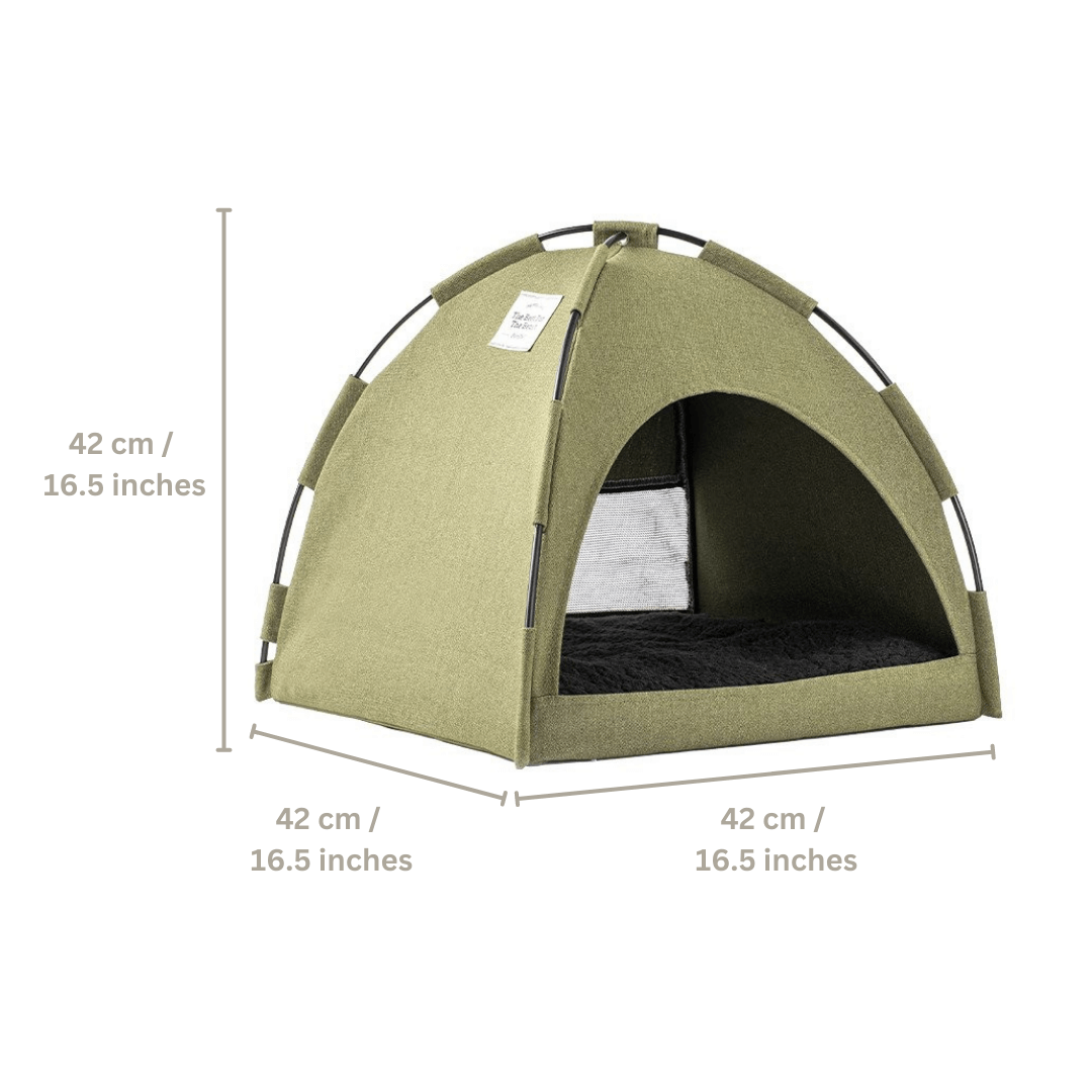 😺 THE COZY CAMPER – CAT TENT BED ⛺💤